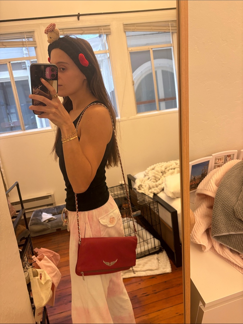 Zadig & Voltaire rock red clutch - Picture 5 of 7